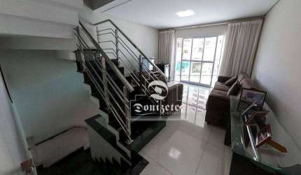 Sobrado com 3 dormitórios, 152 m² - venda por R$ 860.000,00 ou aluguel por R$ 4.579,17/mês - Vila Assunção - Santo André/SP