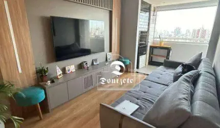 Apartamento com 3 dormitórios à venda, 90 m² por R$ 979.000,00 - Jardim Bela Vista - Santo André/SP