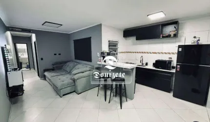 Apartamento com 2 dormitórios à venda, 52 m² por R$ 318.000,00 - Vila Humaitá - Santo André/SP