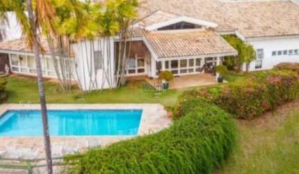 Luxuosa Casa em Condomínio à Venda em Campinas-SP - Sítios de Recreio Gramado - 4 Quartos, 4 Suítes - 628,45m² - 6 Vagas