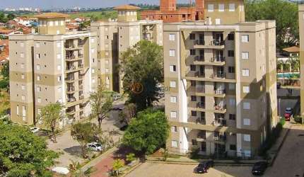 Apartamento à venda em Campinas-SP, no Parque Fazendinha: 3 quartos, 1 suíte, 2 salas, 2 banheiros, 2 vagas de garagem, 70,52 m².