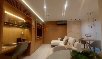 Apartamento de alto padrão no Cambuí, Campinas-SP: 1 quarto, 1 suíte, 2 salas, 2 banheiros, 2 vagas de garagem, 51,67m².
