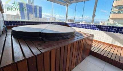 Cobertura com 3 dormitórios à venda, 190 m² por R$ 750.000,00 - Tupi - Praia Grande/SP