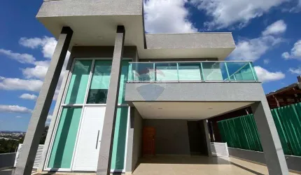 Casa para LOCAÇÃO 4 suítes, em condominio, semi mobiliada.