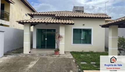 Casa Cond. Arembepe Aquaville  3/4 Suíte, Piscina, Quiosque