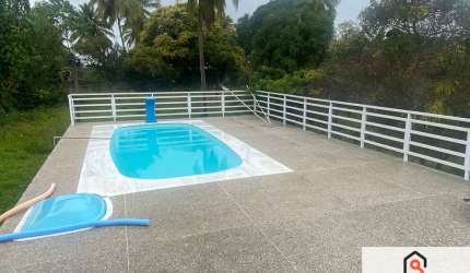 Sitio com 2 casas, Piscina, Coqueiros de Arembepe 6.000m2