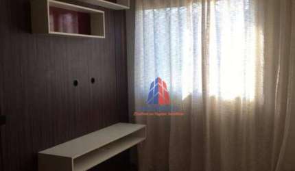 Apartamento com 2 dormitórios, 52 m² - venda por R$ 185.000,00 ou aluguel por R$ 1.650,00/mês - Chácara Letônia - Americana/SP