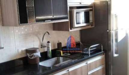 Apartamento com 3 dormitórios à venda, 60 m² por R$ 360.000,00 - Jardim Dona Regina - Santa Bárbara D'Oeste/SP