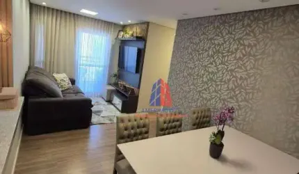 Apartamento com 3 dormitórios à venda, 74 m² por R$ 620.000,00 - Vila Santa Catarina - Americana/SP