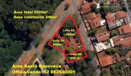 TERRENO SETOR SANTA GENOVEVA
