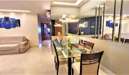 Apartamento com 3 dormitórios à venda, 122 m² por R$ 1.250.000,00 - Canto do Forte - Praia Grande/SP