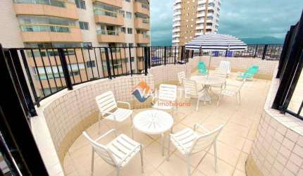 Cobertura com 3 dormitórios à venda, 208 m² por R$ 1.170.000,00 - Aviação - Praia Grande/SP