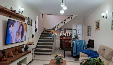 Sobrado com 3 dormitórios à venda, 124 m² por R$ 420.000,00 - Vila Cascatinha - São Vicente/SP