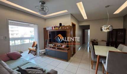 Apartamento com 3 dormitórios à venda, 119 m² por R$ 650.000,00 - Aviação - Praia Grande/SP