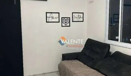 Apartamento com 1 dormitório para alugar, 37 m² por R$ 1.850,00/mês - Parque São Vicente - São Vicente/SP