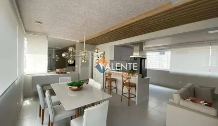Apartamento com 2 dormitórios à venda, 94 m² por R$ 700.000,00 - Vila Guilhermina - Praia Grande/SP