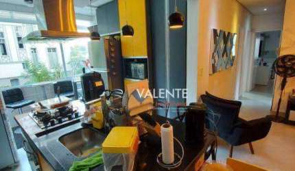 Apartamento com 3 dormitórios à venda, 97 m² por R$ 580.000,00 - Pompéia - Santos/SP