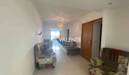 Apartamento com 3 dormitórios para alugar, 104 m² por R$ 6.000,00/mês - Canto do Forte - Praia Grande/SP
