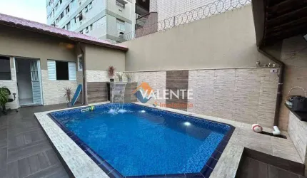 Casa com 3 dormitórios à venda, 145 m² por R$ 860.000,00 - Vila Guilhermina - Praia Grande/SP