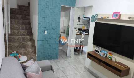 Sobrado com 2 dormitórios à venda, 50 m² por R$ 240.000,00 - Parque das Américas - Praia Grande/SP