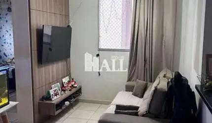 Apartamento com 2 dorms, Loteamento Clube V, São José do Rio Preto - R$ 150 mil, Cod: 13950
