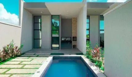 Casa com 3 dormitórios à venda, 115 m² por R$ 450.000,00 - Precabura - Eusébio/CE