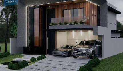 Casa com 4 dormitórios à venda, 245 m² por R$ 1.700.000,00 - Cidade Alpha - Eusébio/CE