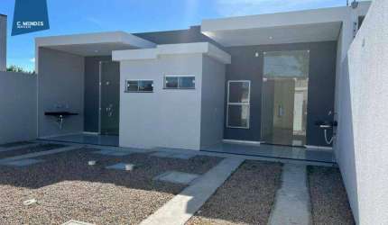Casa com 2 dormitórios à venda, 64 m² por R$ 290.000,00 - Encantada - Eusébio/CE