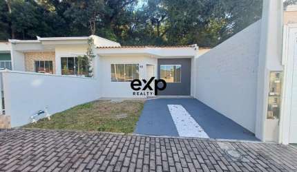 Casa em condomínio fechado com 2 quartos à venda na Rio Paranaíba, 1277, Iguaçu, Fazenda Rio Grande por R$ 220.000