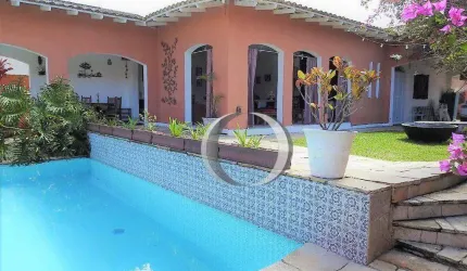 Casa com 4 dormitórios à venda, 436 m² por R$ 2.300.000,00 - Praia de Pernambuco - Guarujá/SP