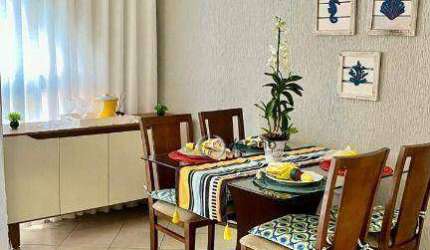 Lindo apartamento de 2 quartos, mobiliado e reformado.