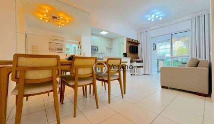 Sala ampla integrado a varanda gourmet, lazer completo, 100 metros da praia