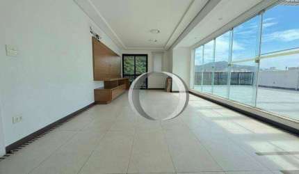 Praia da Enseada, Guarujá, OPORTUNIDADE, Cobertura Penthouse, amplo espaço 191 m2, 3 vagas na garagem