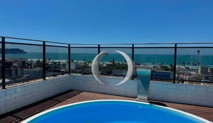 Cobertura com vista total para o mar a venda, Guarujá, Enseada.