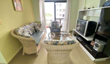 Apartamento com 2 quartos sendo 1 suíte, predio com area de lazer e custo mensal baixo na praia da Enseada