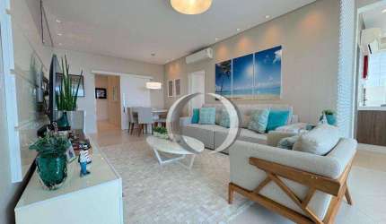 Apartamento a venda na Enseada com vista para o mar, 3 suítes e 2 vagas