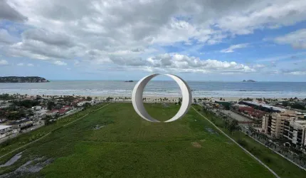 Apartamento com linda vista para mar, lazer estilo club, com 3 vagas de garagem