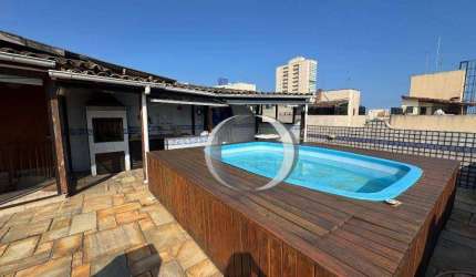 Cobertura com 3 dormitórios à venda, 180 m² por R$ 450.000,00 - Enseada - Guarujá/SP