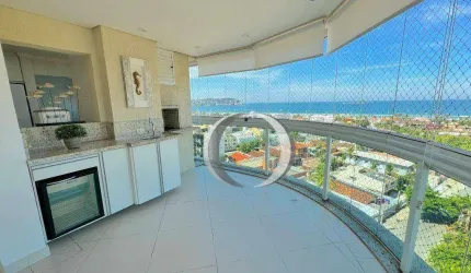 Apartamento reformado com 3 suítes, varanda gourmet, 2 vagas à venda, 127 m² por R$ 1.400.000 - Enseada - Guarujá/SP