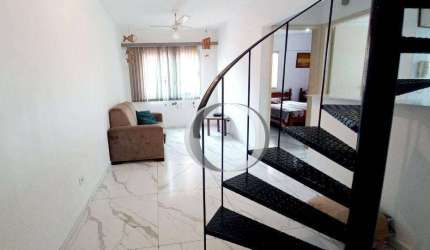Cobertura com 1 dormitório à venda, 100 m² por R$ 330.000,00 - Enseada - Guarujá/SP