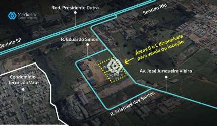 Área, 20000 m² - venda por R$ 12.000.000 ou aluguel por R$ 58.000,00/mês - Bairro Do Grama - Caçapava/SP