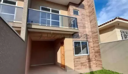 Sobrado à venda em Curitiba, Xaxim, com 3 quartos, 101m²
