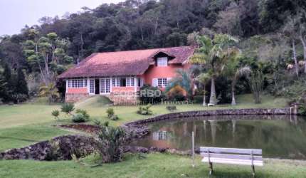 Sítio 123.000m2, 4 Quartos, Lagos, Cachoeira, Piscina, Sauna, Córrego das Pedras, Teresópolis, RJ