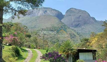 Sítio 70.000 m2, 5 Quartos, Lagos, Nascentes, 6 Baias - Córrego das Pedras, Teresópolis, RJ
