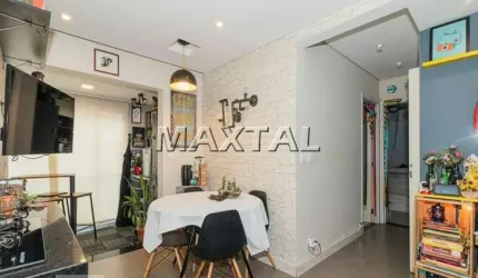 Apartamento de 50m², 2 dormitórios, 1 banheiro, 2 vagas de garagem na região da Vila Paiva.