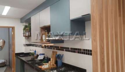Apartamento 44 m², 2 dormitórios, com elevador, porteira fechada, próximo ao metrô Jardim São Paulo.