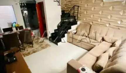 Sobrado 80M com 2 dormitórios , 2 suítes , 3 banheiros ,1 sala e 1 vaga - Parque Mandaqui