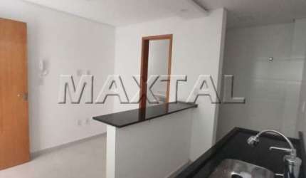 Apartamento novo no Parque do Mandaqui com 1 dormitório, sala com cozinha americana.