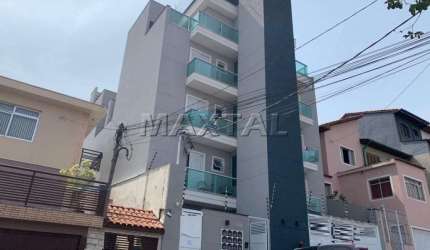 Apartamento novo à venda, de 44m², com 2 dormitórios e sacada, no Jardim São Paulo,