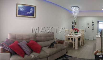 Apartamento à venda na Alameda Eduardo Prado com 104m², 3 dormitórios, 2 banheiros, sala 2 ambientes